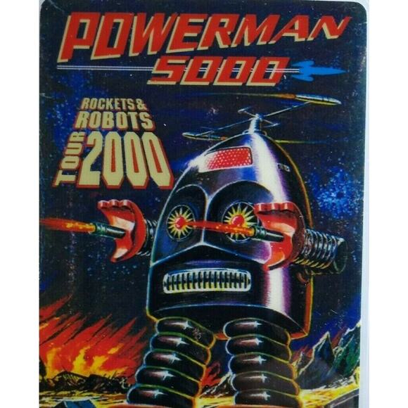Powerman 5000 Backstage Pass Rockets & Robots Tour 2000 Sci-Fi Space Retro PM5K - Picture 1 of 4